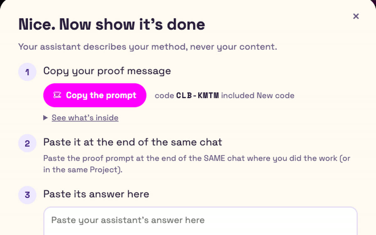 The proof